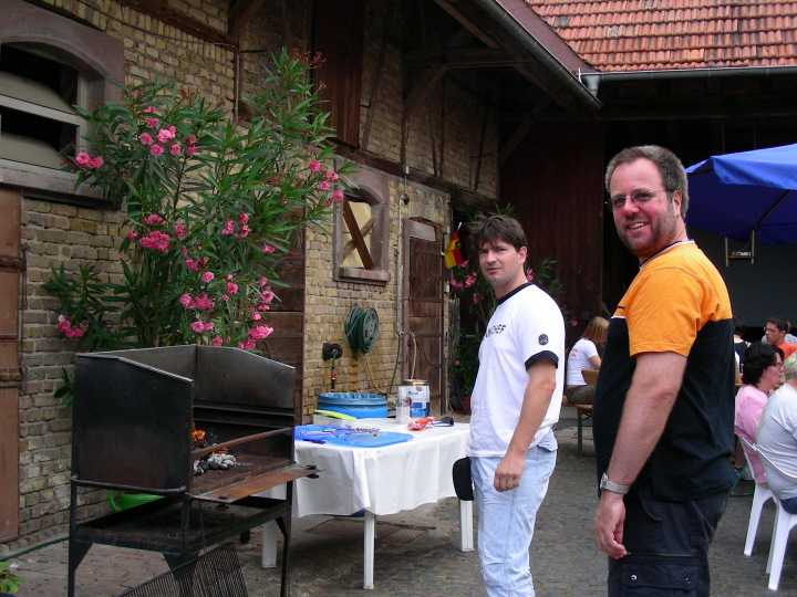 2 Grillen mit Axel und Dieter